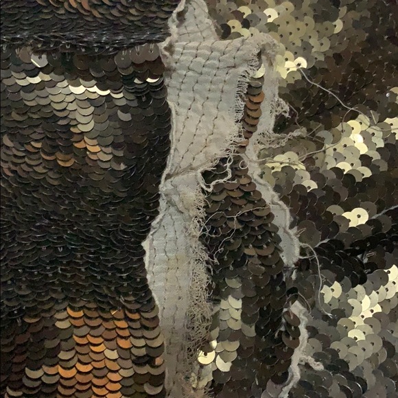 GRYPHON gold sequin mermaid maxi skirt - Picture 8 of 9